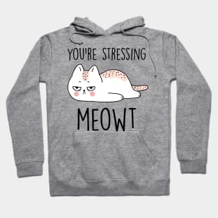 You're Stressing Meowt Gift Cat Lover Hoodie